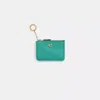 Coach Restored Mini Skinny Id Case In Blue