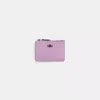 Coach Restored Mini Skinny Id Case In Pewter/violet Orchid