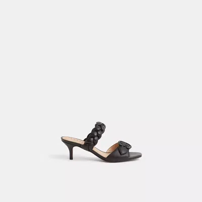 Coach Restored Mollie Sandal In Black
