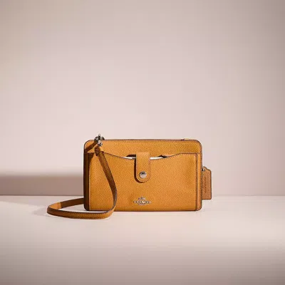 Coach Restored Noa Pop Up Messenger In Colorblock In Silver/light Saddle/chalk