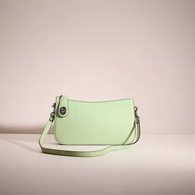 Coach Restored Penn Shoulder Bag In Silver/aquamarine