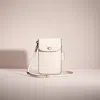 Coach Restored Phone Crossbody In Brass/chalk