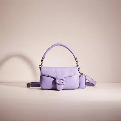Coach Restored Pillow Tabby Shoulder Bag 18 In Silver/light Violet