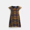 Coach Restored Plaid Mini Dress