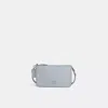 Coach Restored Pouch Bag With Signature Canvas In Grey Blue