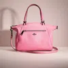 Coach Restored Prairie Satchel In Gunmetal/bright Pink