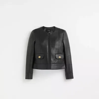 Coach Restored Quilted Feminine Jacket In Black
