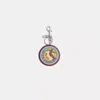 Coach Restored Ride With Pride Bag Charm In Blue