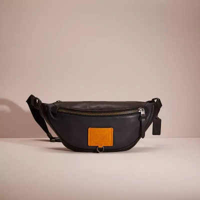 Coach Restored Rivington Belt Bag In Colorblock In Brown