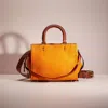 Coach Restored Rogue 25 In Colorblock In Brass/papaya Multi