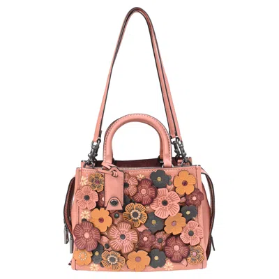 Coach Restored Rogue 25 With Tea Rose Bag In Pink Leather