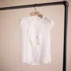 Coach Restored Ruffle Blouse In Ivory