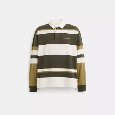 Coach Restored Rugby Polo In Multi