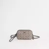 Coach Restored Sadie Crossbody Clutch With Prairie Rivets In Dark Gunmetal/heather Grey