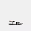 COACH RESTORED SANDAL WITH COACH LINK