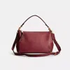 Coach Restored Shay Crossbody In Brass/wine