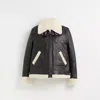 Coach Restored Shearling Aviator Jacket In Black