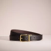 COACH RESTORED SIGNATURE AND HARNESS BUCKLE CUT TO SIZE BELT, 32MM