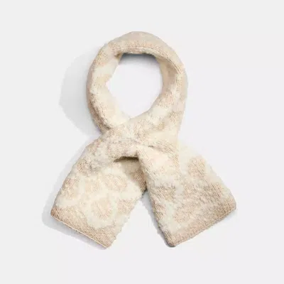 Coach Restored Signature Cashmere Scarf In Chalk