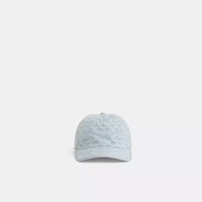Coach Restored Signature Denim Baseball Hat