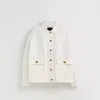 Coach Restored Signature Denim Jacket In Bleach White