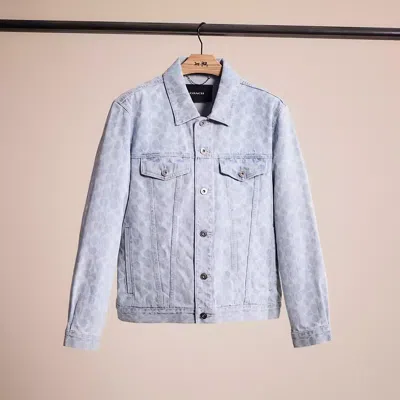 Coach Restored Signature Denim Jacket In Denim Signature