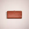 Coach Restored Skinny Wallet In Brass/1941 Saddle