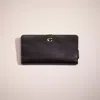 Coach Restored Skinny Wallet In Brass/black