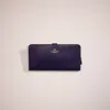 Coach Restored Skinny Wallet In Gold/cadet