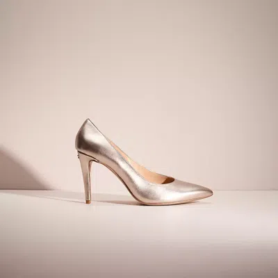 Coach Restored Skyler Pump In Champagne