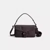 Coach Restored Soft Tabby Multi Crossbody In Signature Leather In Black Copper/black