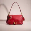 Coach Restored Soft Tabby Shoulder Bag In Brass/brick Red