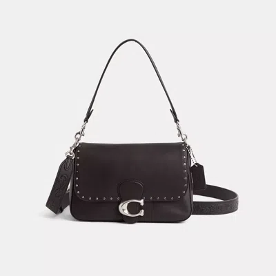 Coach Restored Soft Tabby Shoulder Bag With Rivets In Multi