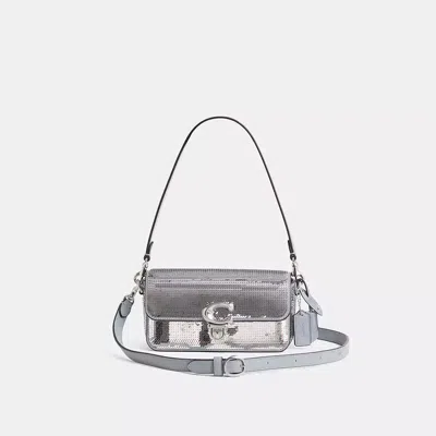 Coach Restored Studio Bag 20 With Sequins In Silver