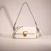 Coach Restored Studio Baguette Bag In Brass/chalk