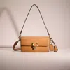 Coach Restored Studio Baguette Bag In Brass/light Camel