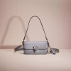 Coach Restored Studio Baguette Bag In Silver/grey Blue