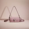 Coach Restored Studio Baguette Bag In Silver/soft Purple