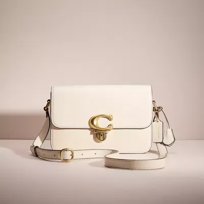 Coach Restored Studio Shoulder Bag In White