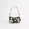 Coach Swinger Bag 20 With Floral Print In Brass/black Multi