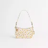 Coach Restored Swinger Bag 20 With Floral Print In Brass/chalk Multi