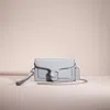 Coach Restored Tabby Crossbody Wristlet In Silver/grey Blue