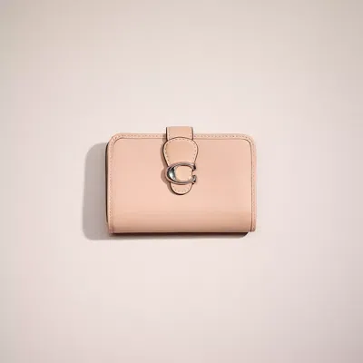 Coach Restored Tabby Medium Wallet In Light Antique Nickel/taupe