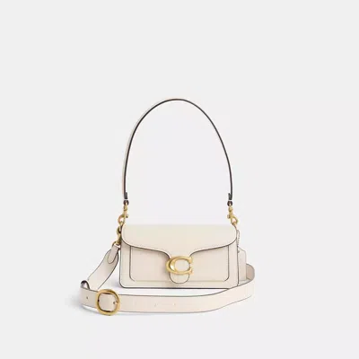 Coach Restored Tabby Shoulder Bag 20 In Brass/chalk