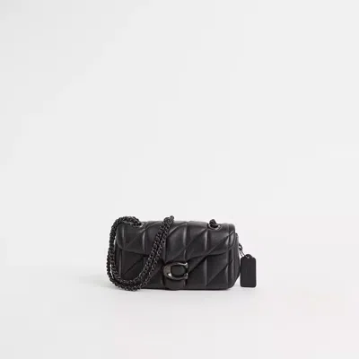 Coach Restored Tabby Shoulder Bag 20 With Pillow Quilting In Pewter/black