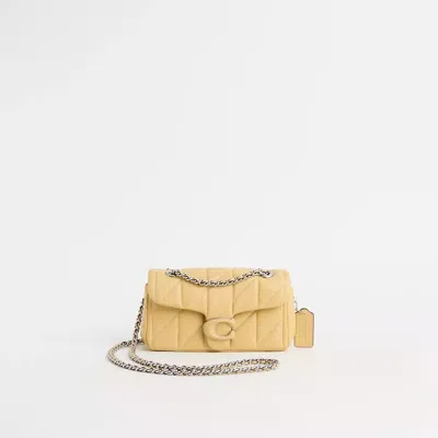 Coach Restored Tabby Shoulder Bag 20 With Quilting In Silver/hay