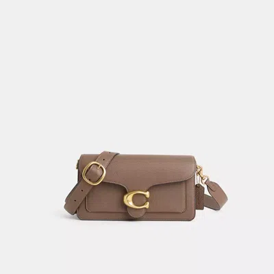 Coach Restored Tabby Shoulder Bag 26 In Brass/dark Stone