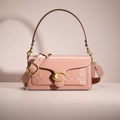 Coach Restored Tabby Shoulder Bag 26 In Signature Leather In Brass/cappuccino