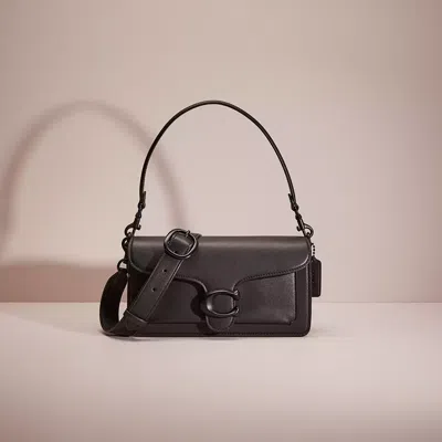 Coach Restored Tabby Shoulder Bag 26 In Matte Black/black