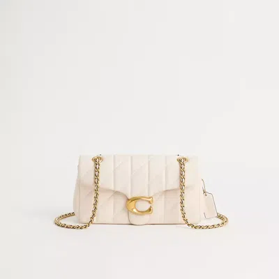 Coach Restored Tabby Shoulder Bag 26 With Pillow Quilting In Brass/chalk